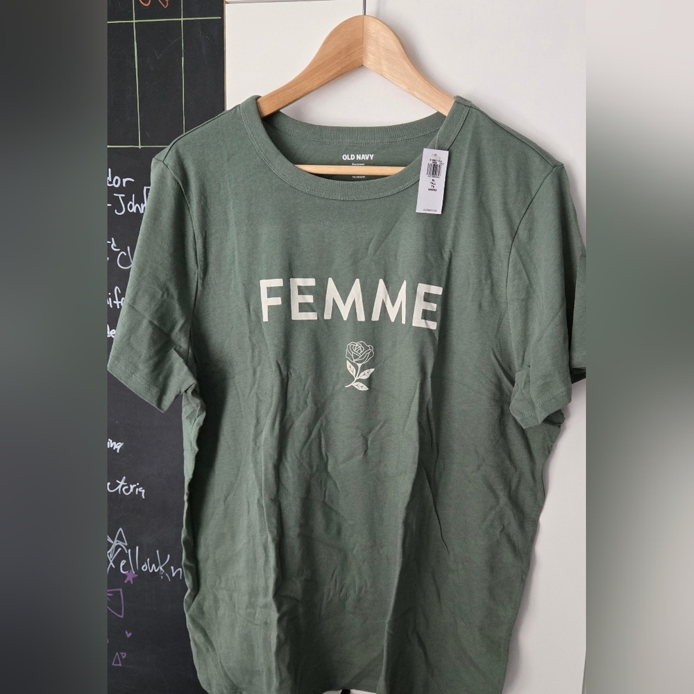 NWT Old Navy XL Tall-T-shirt Olive Green